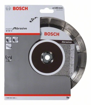 Алмазный отрезной круг Expert for Abrasive 180 x 22,23 x 2,4 x 12 mm 2608602609
